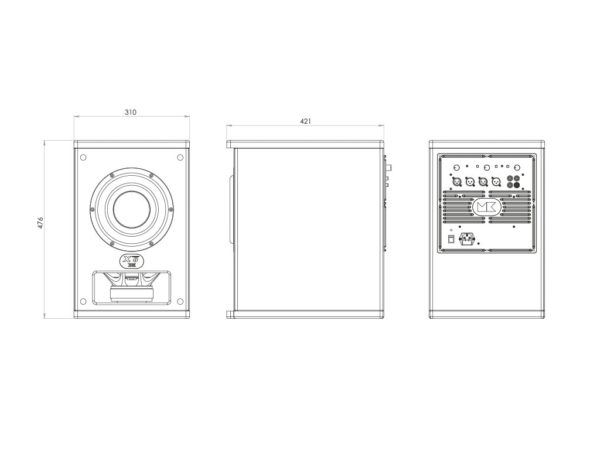 MK Sound X8 subwoofer | Ideaali.fi