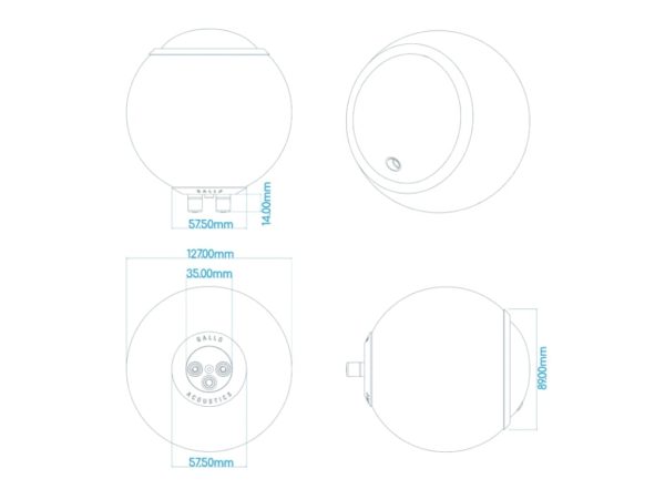 Gallo Acoustics Adiva sateliittikaiutin | Ideaali.fi