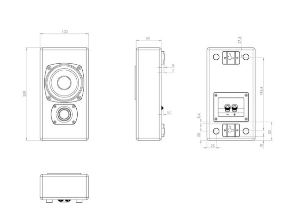 MK Sound M50 seinä/jalustakaiutin | Ideaali.fi