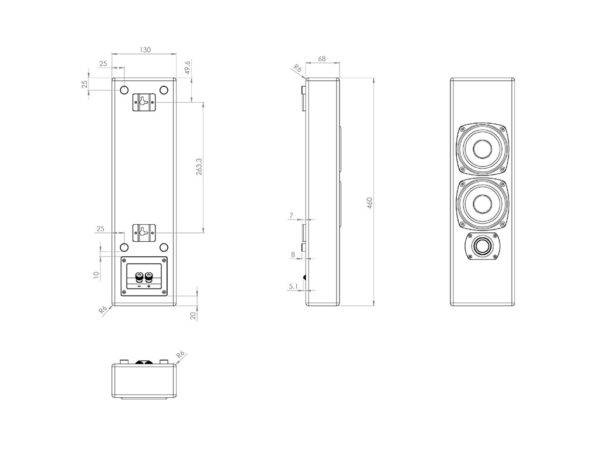 MK Sound M70 seinä/jalustakaiutin | Ideaali.fi