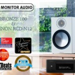 Monitor Audio Bronze 100 "EISA luokkansa paras" jalustakaiutin + Denon RCD-N12 tuotepaketti | Ideaali.fi