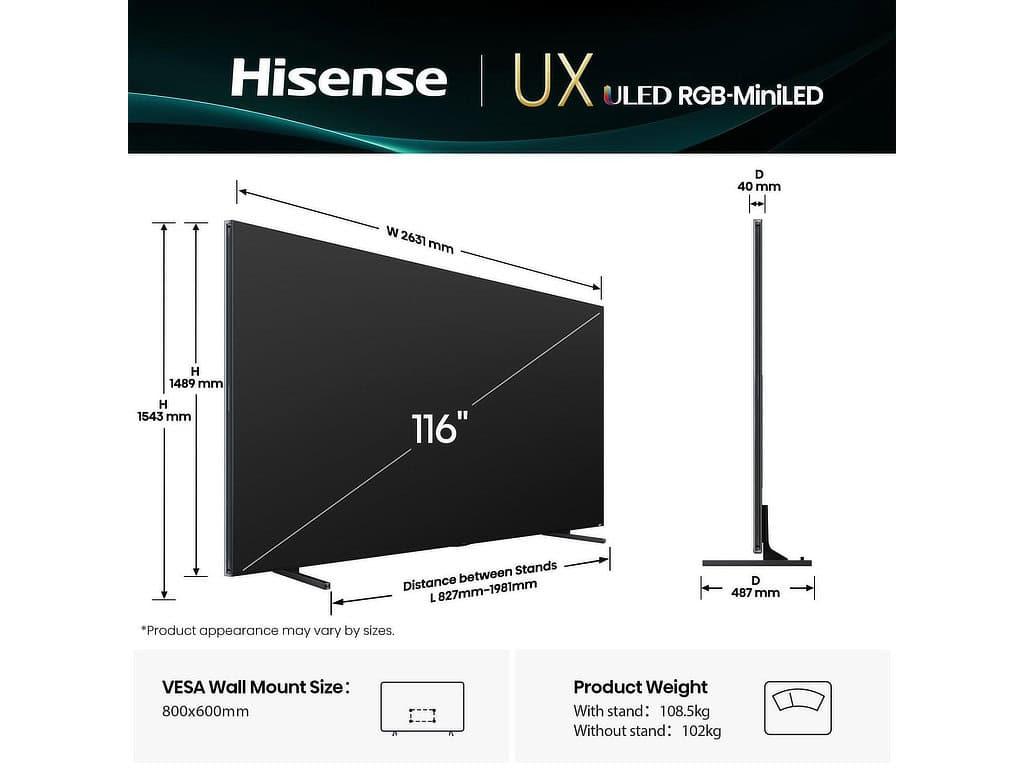Hisense 116UXQ