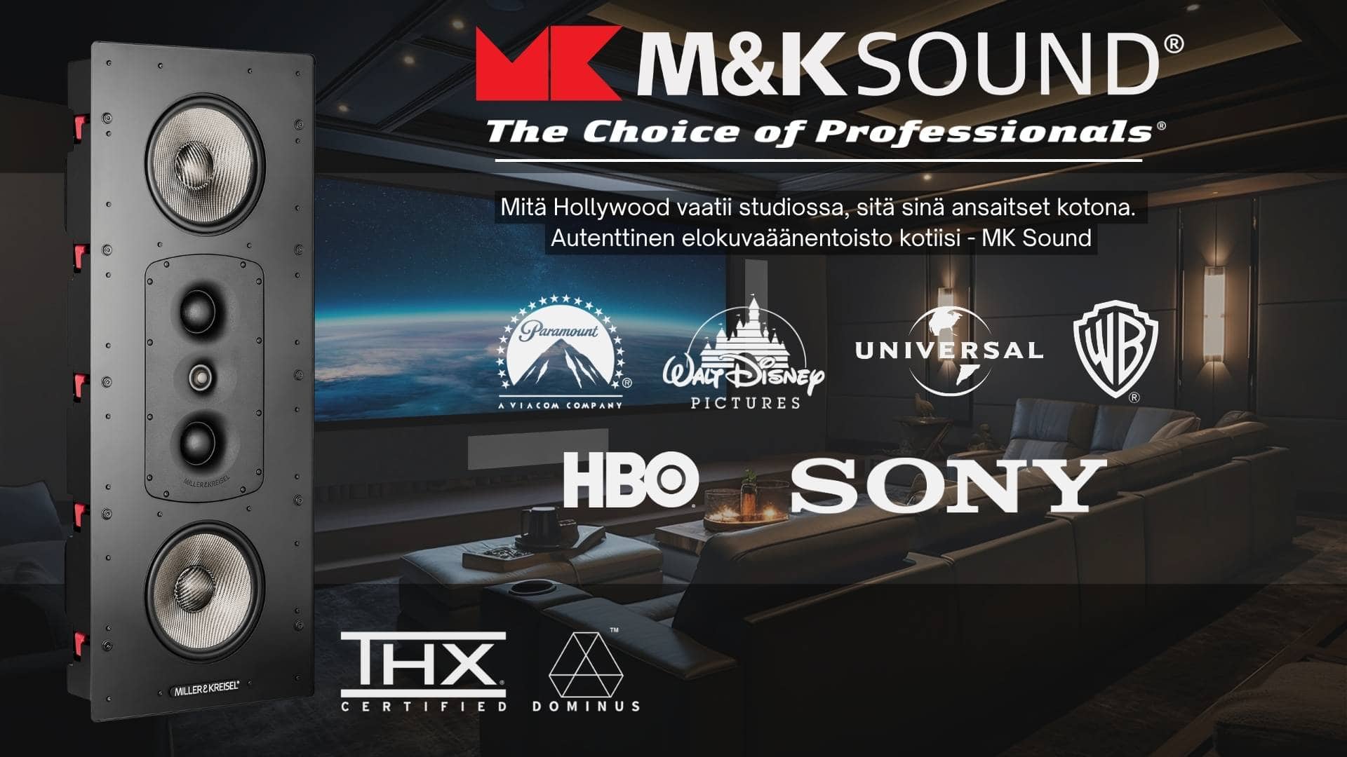MKSound elokuva referenssi MK Sound referenssi kaiuttimet
