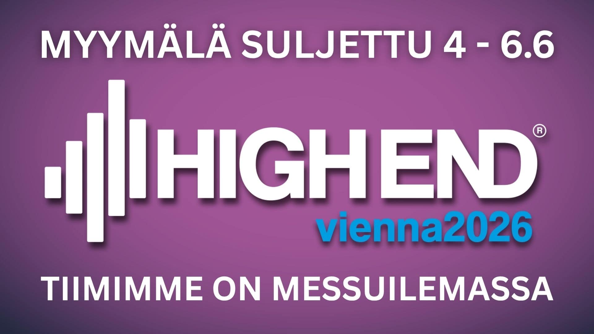 MYYMÄLÄ SULJETTU 4-6.6